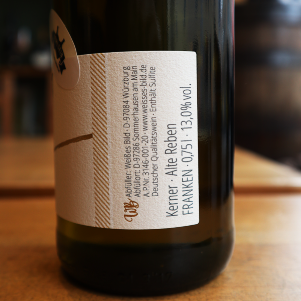 Kerner Alte Reben - Weinbau Weißes Bild – Bild 6