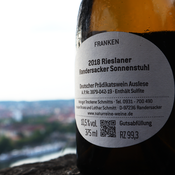 Rieslaner Auslese - Weingut Trockene Schmitts – Bild 5
